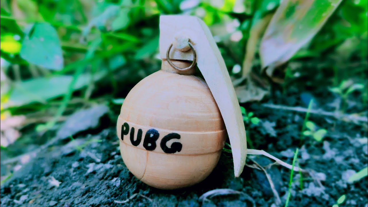 How to make pubg grenade from wood|favorite of tacaz panda levinho dynamo mortal