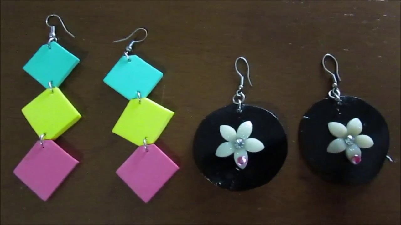 brincos de PET e de EVA. LINDOS e FACEIS de FAZER.  FAÇA E VENDA.