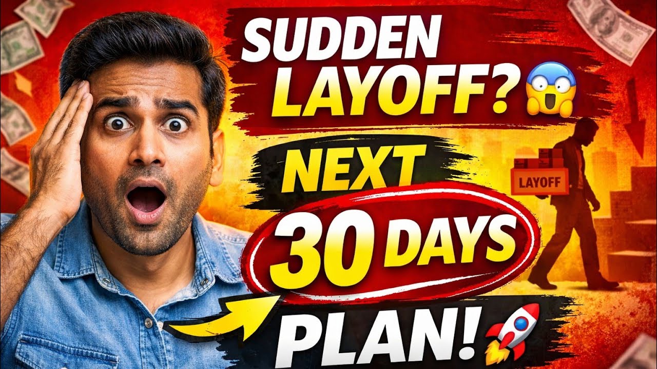 Sudden Layoff? 😢 Don’t Panic! Mee Next 30 Days Plan 🧠🚀