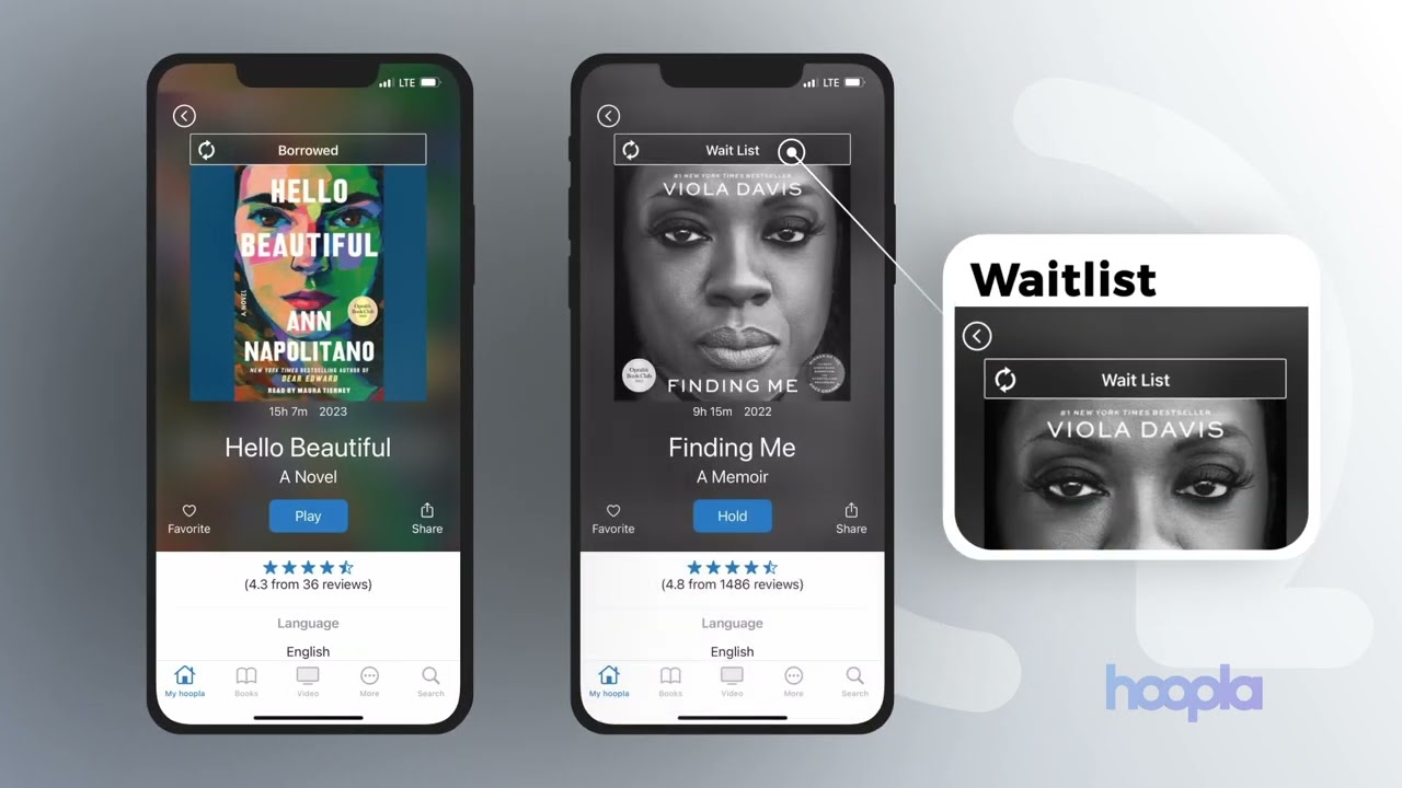 Listen to audiobooks free with Hoopla Digital
