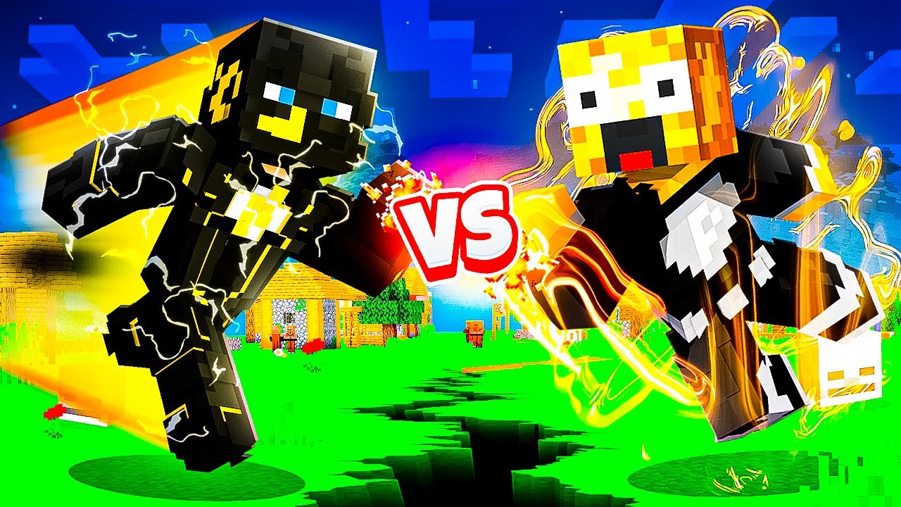 Расширенное противостояние супергероев с кастомными суперкостюмами Minecraft!