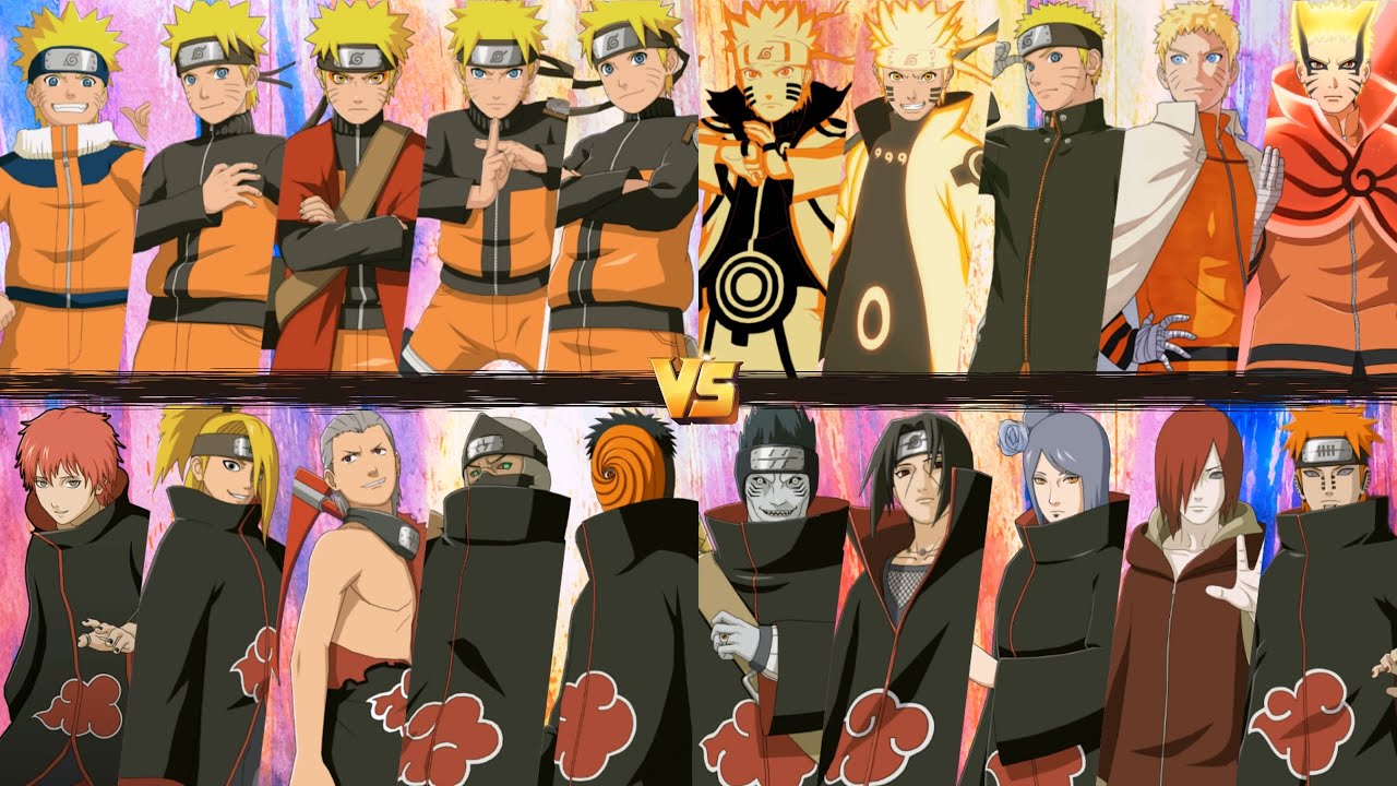 【Наруто Узумаки против команды Акацуки Марафонская битва】 NARUTO X BORUTO Ultimate Ninja STORM