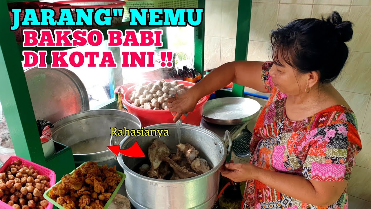 BAKSO BABI B2 ‼ PANTES RASANYA BEDA, GURIH