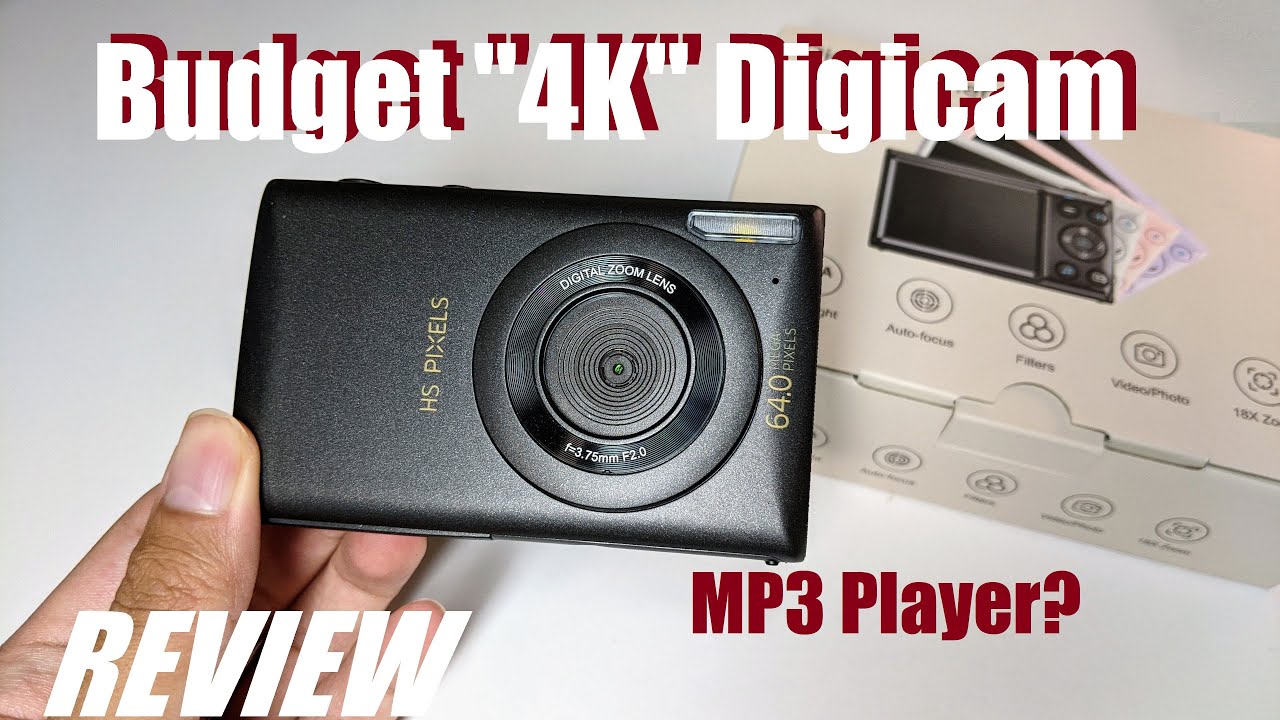 Обзор бюджетного MP3-плеера с функцией &laquo;цифровой 4K-камеры&raquo;&hellip; (обзор камеры для видеоблогов Sheawa...