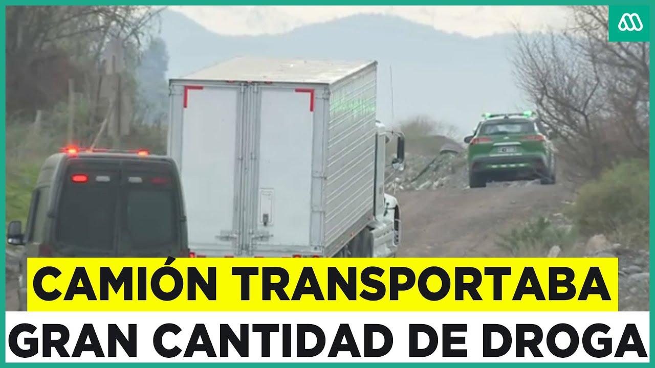 Carabineros descubre cargamento de droga transportado en un camión: 4 personas fueron detenidas