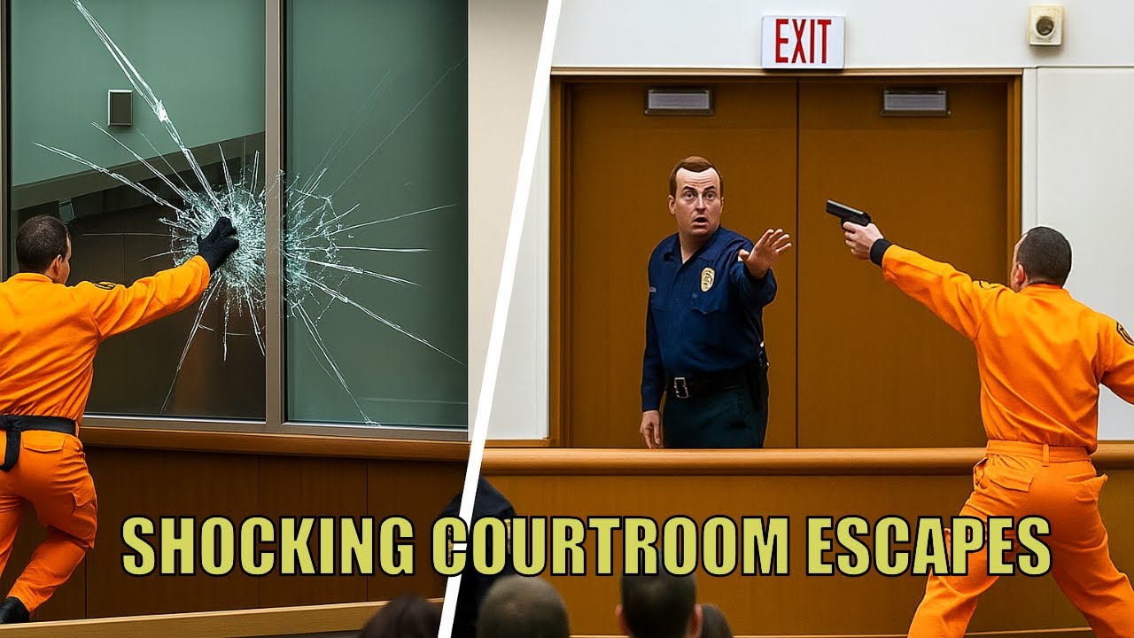 SHOCKING COURTROOM ESCAPES You Won't Believe HAPPENED