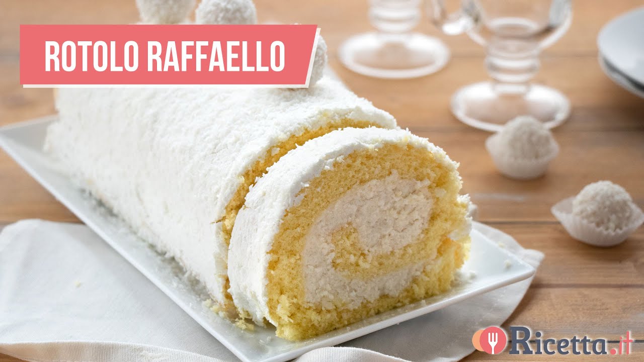 Rotolo Raffaello, cremoso al sapore di cocco - Ricetta.it