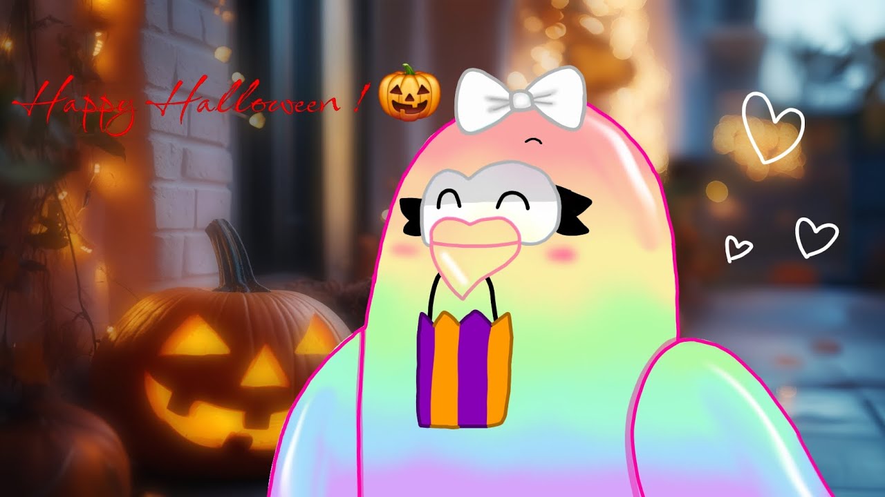 Sherbet Goes trick or treating! | Feather Family halloween update skit