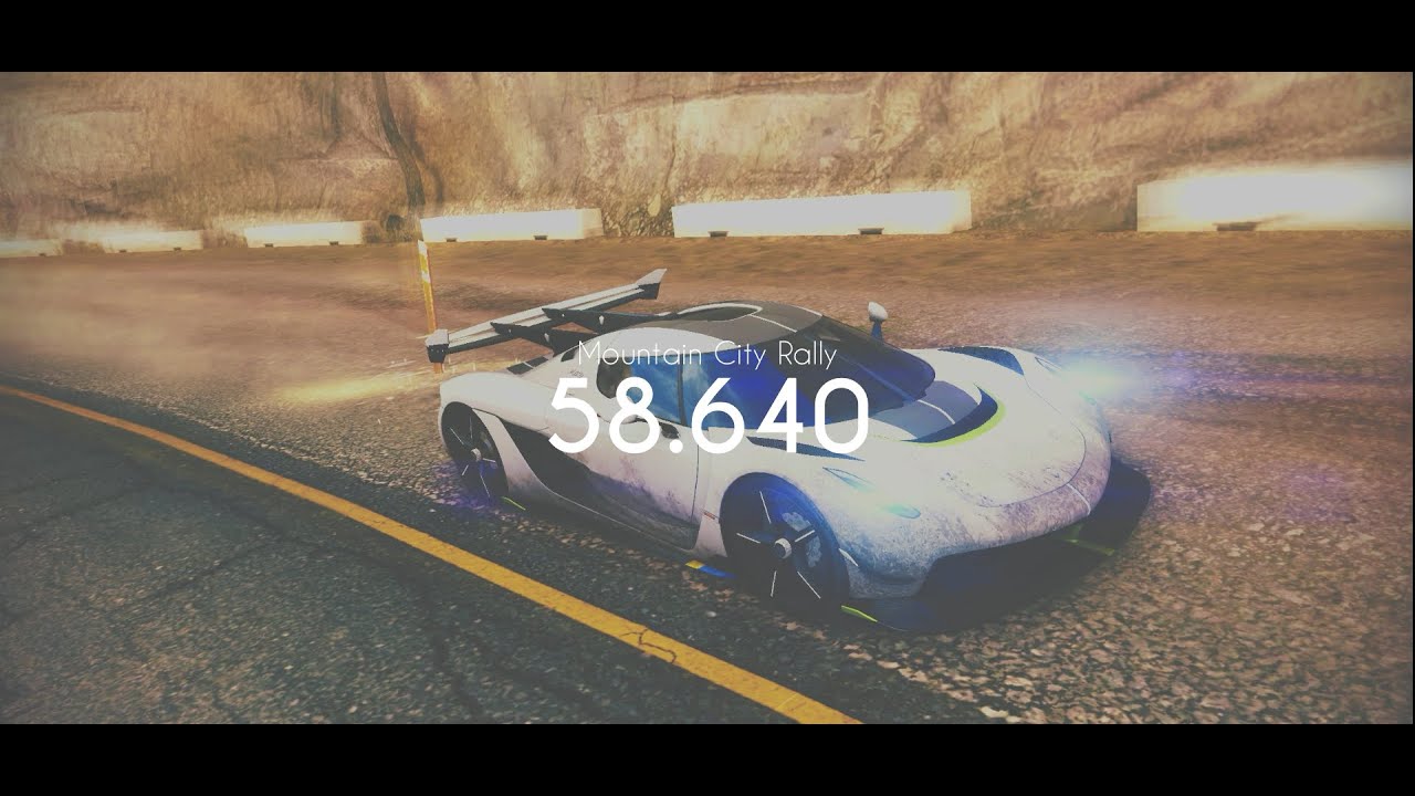 Asphalt 8 - Koenigsegg Jesko - Mountain City Rally - 58.640