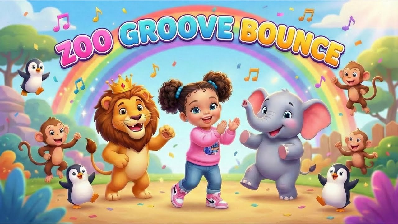 🦁🎉 Zoo Animal Dance Adventure! Stomp, Slide & Swing with Toddler Star 🐧🐒