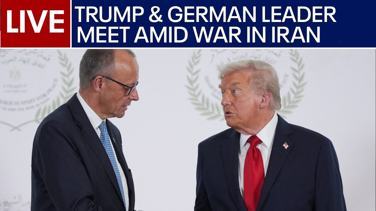 🔴LIVE: Trump and Chancellor Merz discuss Iran, Ukraine and tariffs | FOX 10 Phoenix