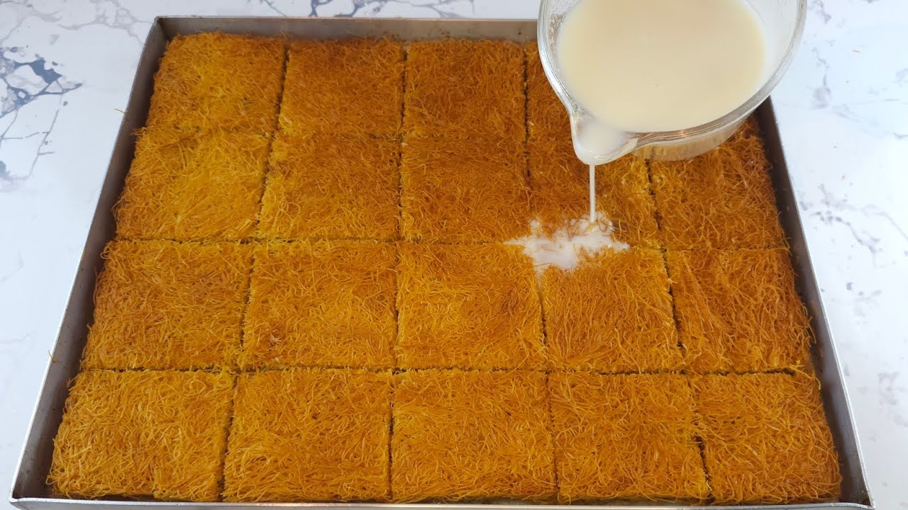 Bu Tatlının yapımı herkes hayran kaldı yiyenler tarifi istedi SÜTLÜ TEL KADAYIF tarifi 
