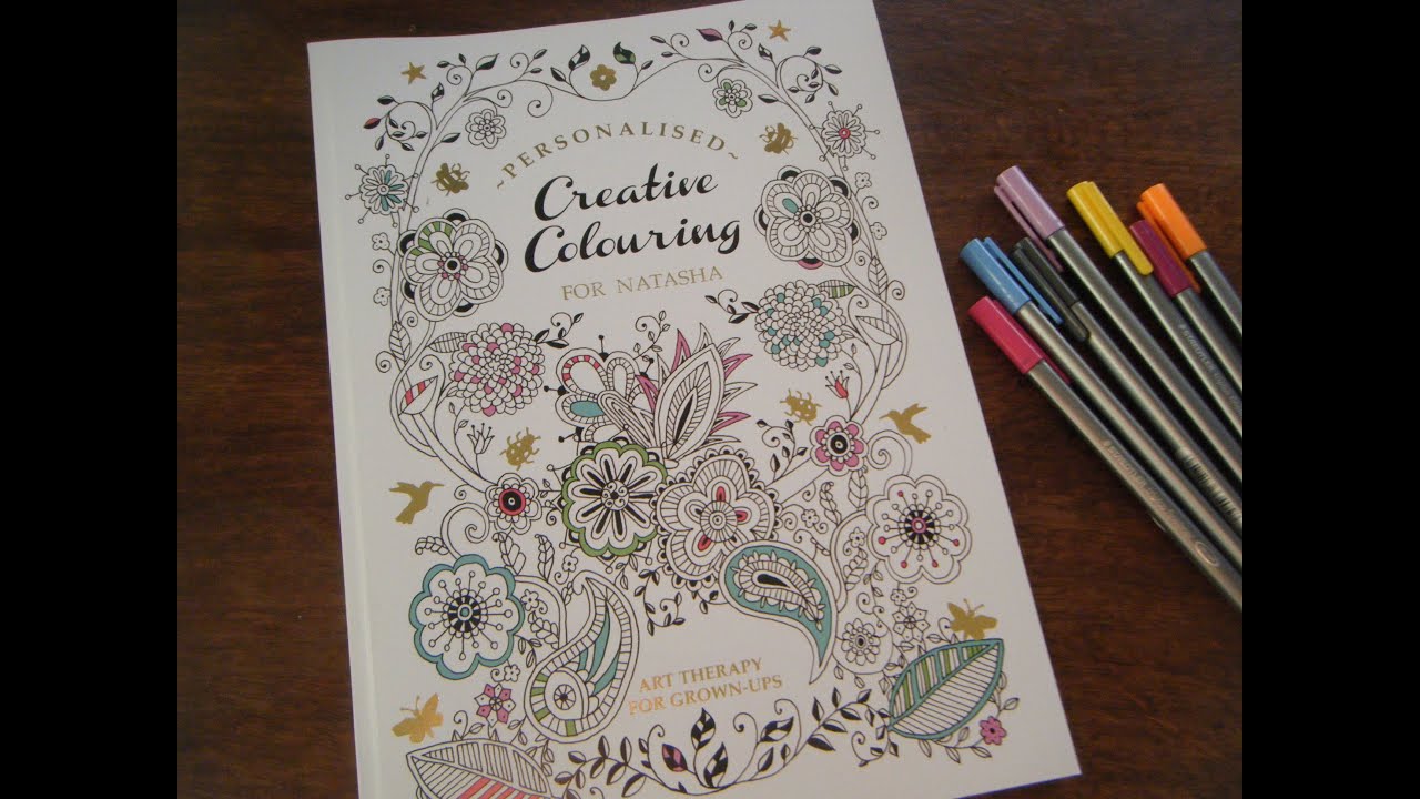 A Look Through : The Personalised Creative Colouring Book