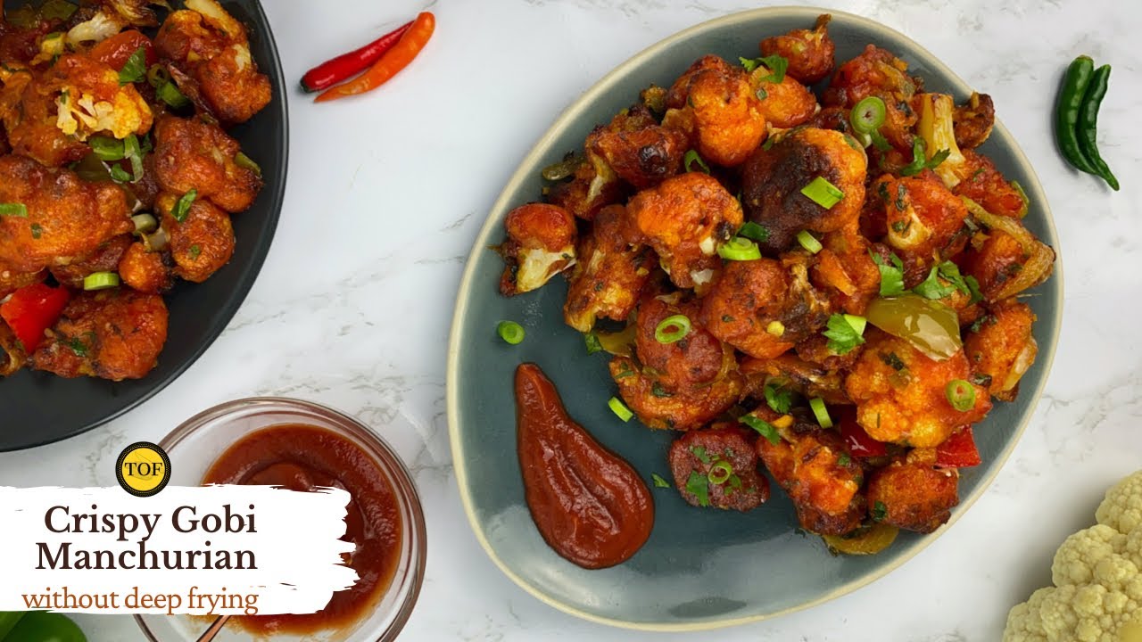 Gobi Manchurian Without Deep Frying | Restaurant Style Crispy Gobi Manchurian