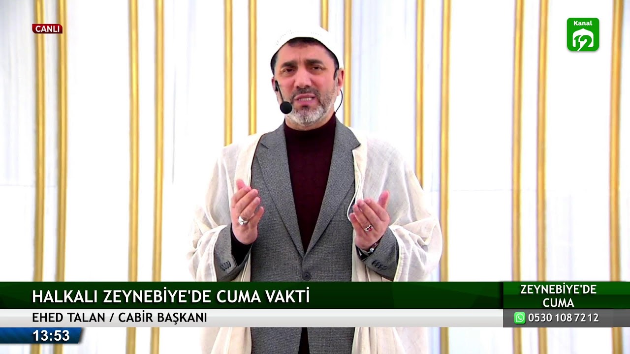 🔴KANAL 12 CANLI YAYIN / HALKALI ZEYNEBİYE'DE CUMA VAKTİ