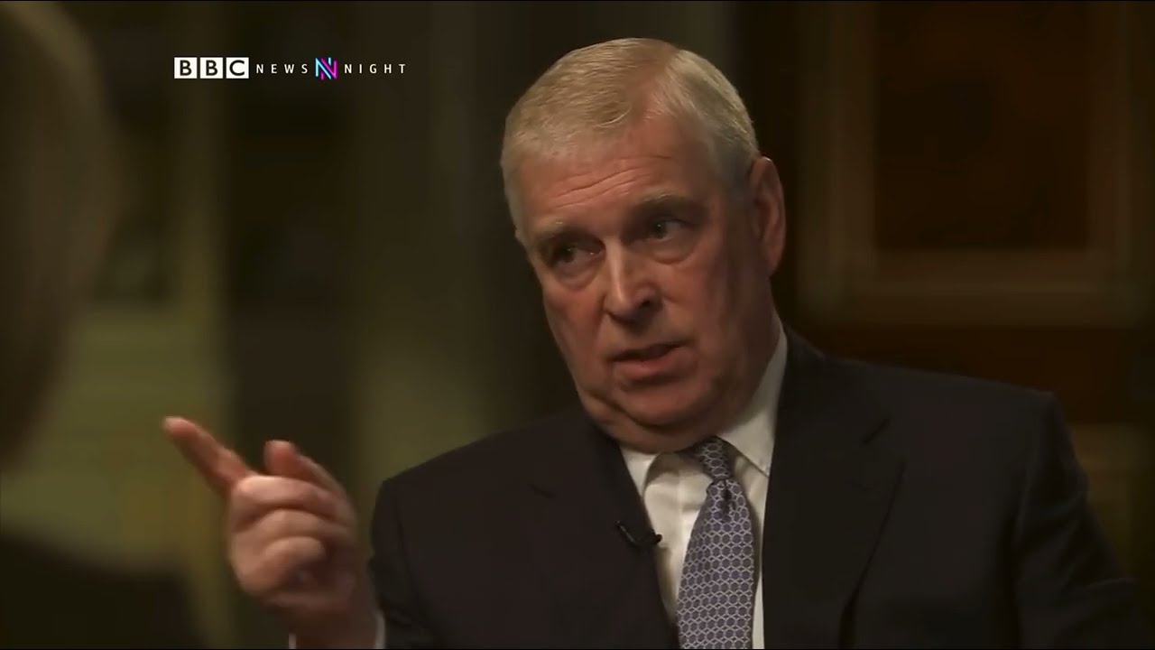 Prince Andrew says he never drinks or sweats