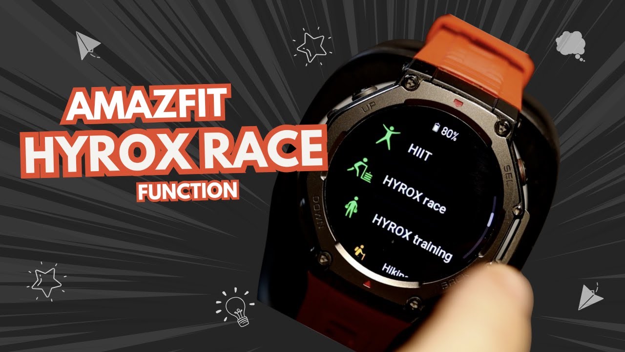 КАК ИСПОЛЬЗОВАТЬ ФУНКЦИЮ HYROX RACE НА ЧАСАХ AMAZFIT T-REX 3 | Пошаговое руководство