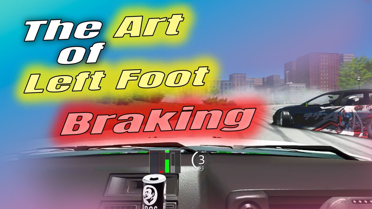 Learning to use my left foot for Braking || Drifting - Toe Out