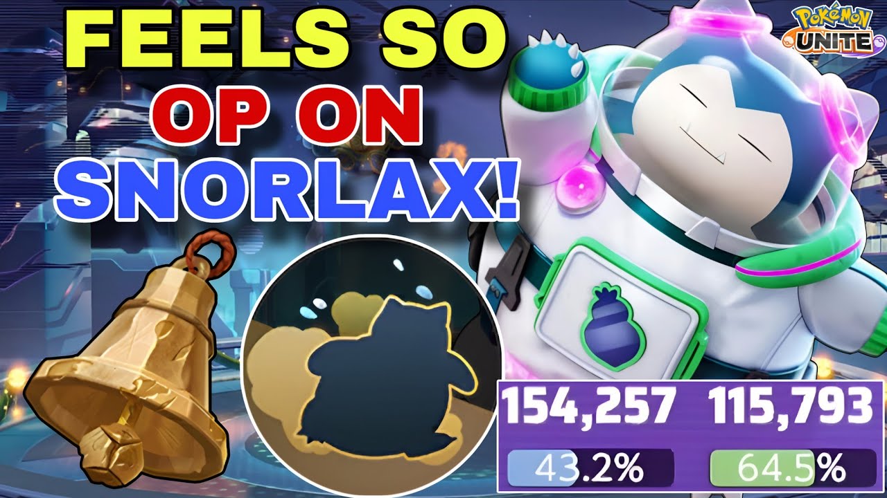 VANGUARD BELL Feels So OP on This SNORLAX Build! | Pokemon Unite