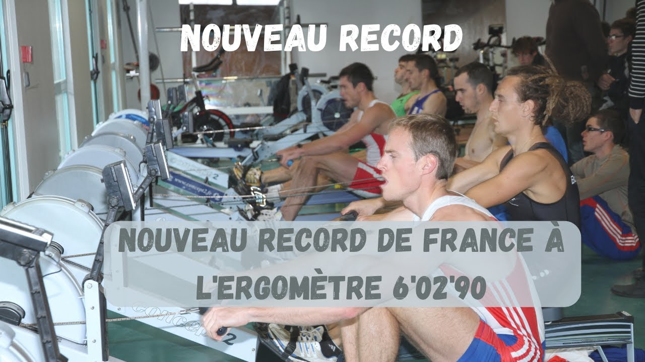 Aviron:Nouveau record de France poids léger à l'ergomètre