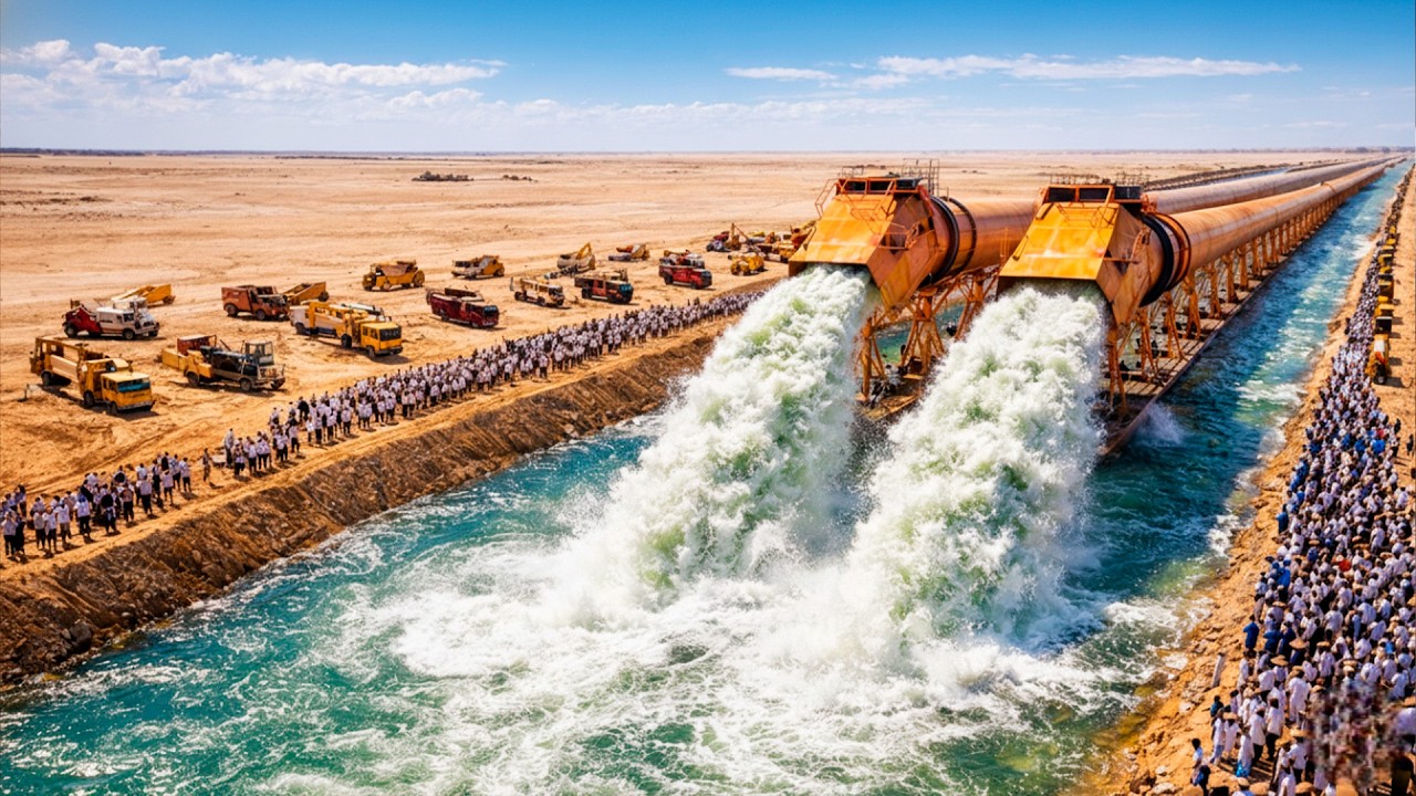 L'Egitto sta dividendo il Sahara: un fiume colossale che cambierà tutto