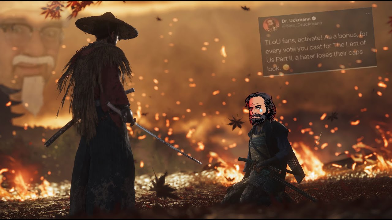 Neil Druckman plays himself Ghost Of Tsushima Wins Players Voice as a Result