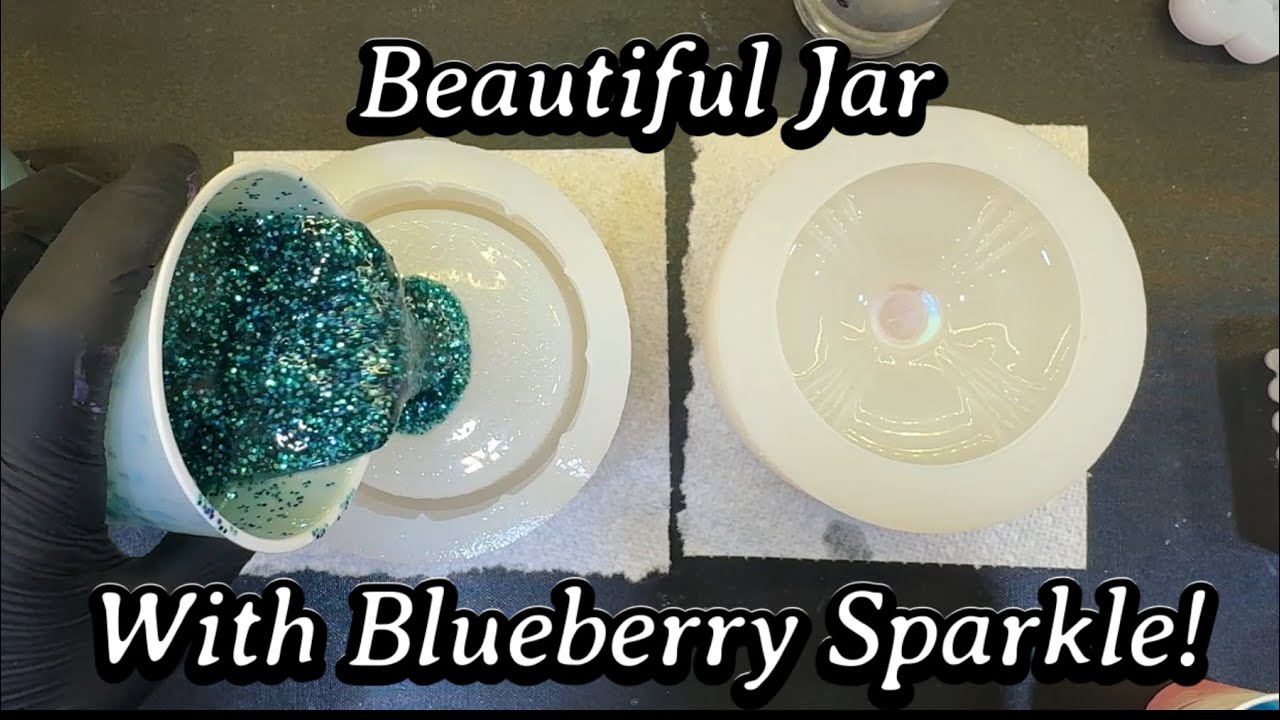 #899 Trying Glitter In Our Newest Jar Mold! Plus Adorable 