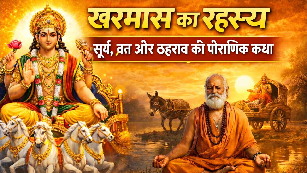 खरमास का रहस्य🙏🌞 | सूर्य, व्रत और ठहराव की पौराणिक कथा | Kharmas Katha in Hindi kharmas katha
