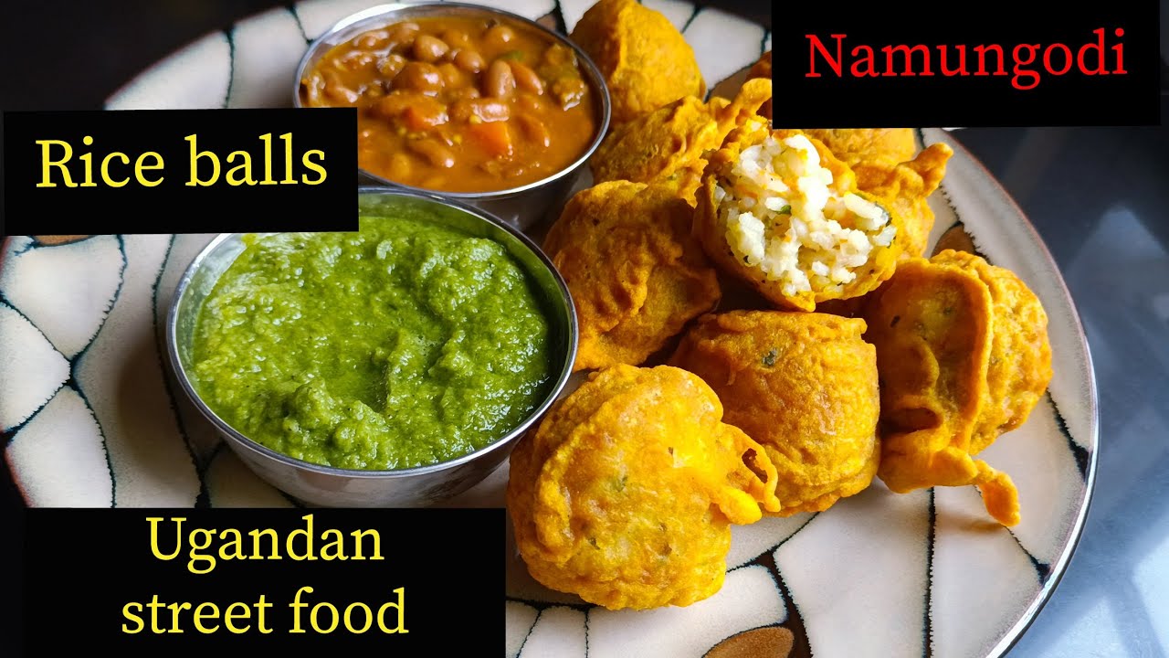Yiga okola namungoodi/ Okufumba rice balls /ugandan street streets. #uganda #food #ugandankitchen