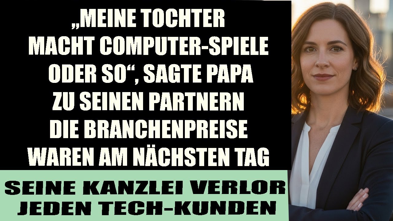 Auf Vaters Firmen-Gala stand auf meinem Badge „IT-Support“—dann verbeugte sich der Redner tief!!