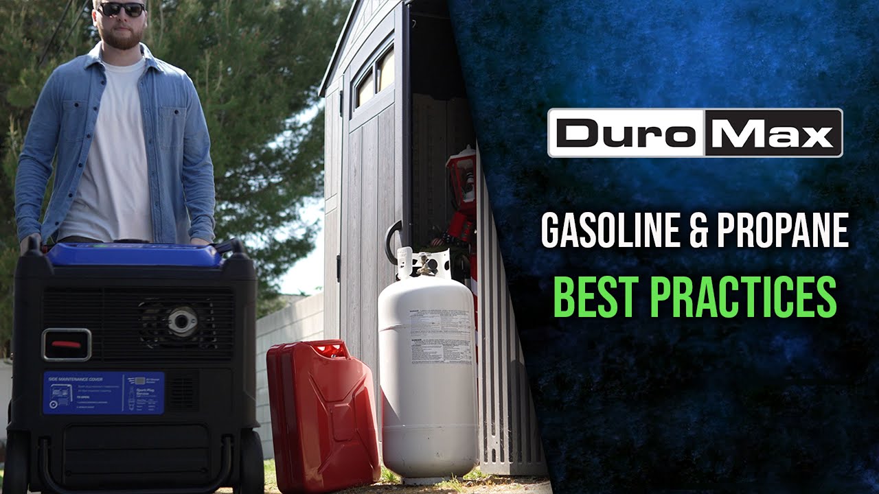 DuroMax Generator Fueling Tips | Gasoline & Propane Best Practices Explained!