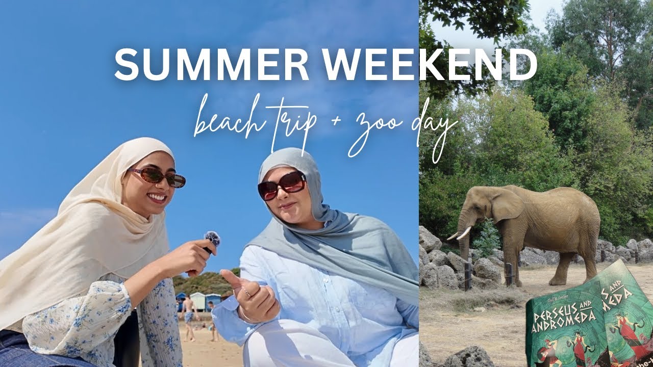 summer weekend: zoo, beach & bean boozled challenge