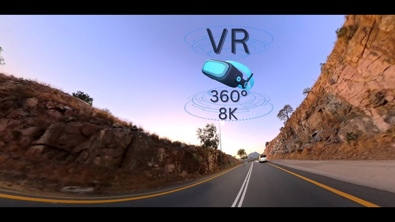 ​تجربة الواقع الافتراضي 8K: طريق الشفا ومطعم السيف في الطائف (360 VR Video) - Relaxing Drive