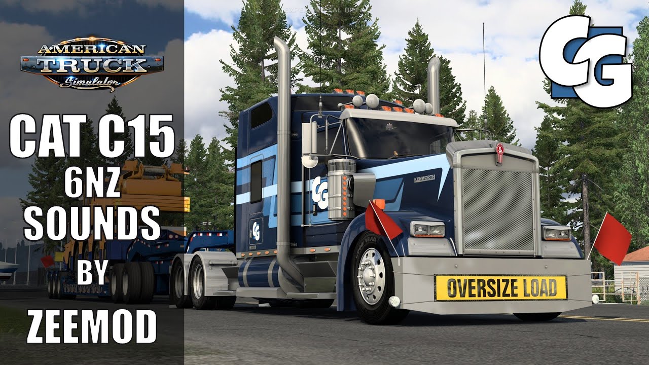 Mod Spotlight - CAT C15 6NZ Sound & Engine Pack by Zeemod - ATS