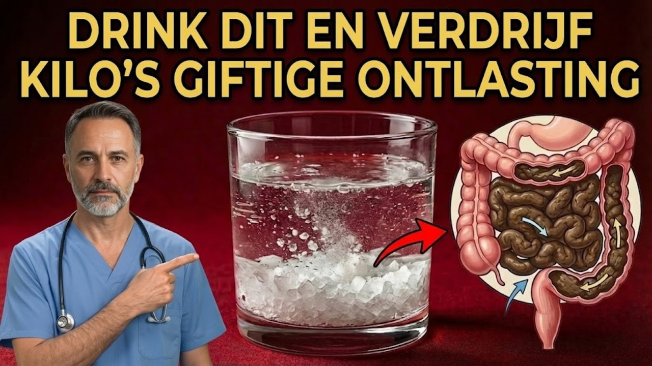 DIT reinigt de dikke darm van gassen en ontlasting beter dan welk medicijn ook