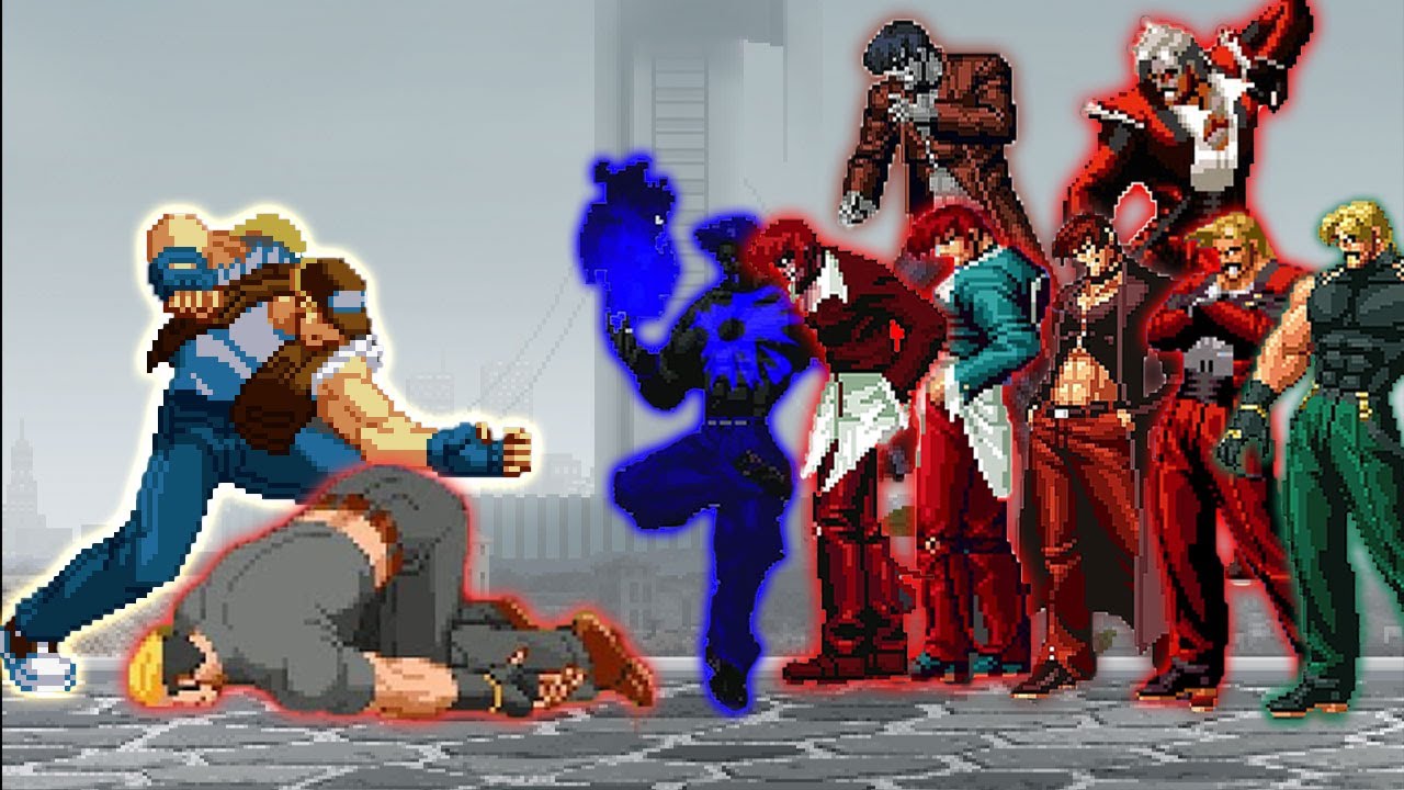 [Mugen KOF] Terrance Bongo Vs Rugal Bernstein Team and Iori Yagami Team