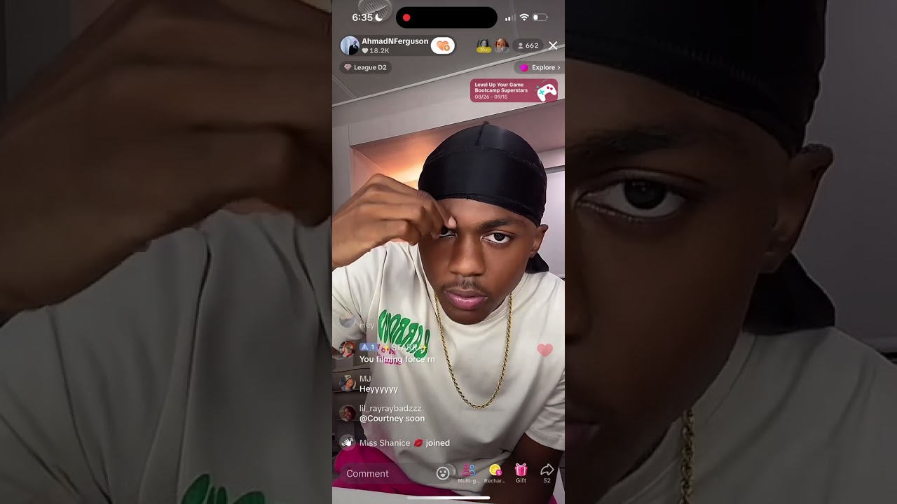 Ahmad Ferguson TikTok live 8/27/24