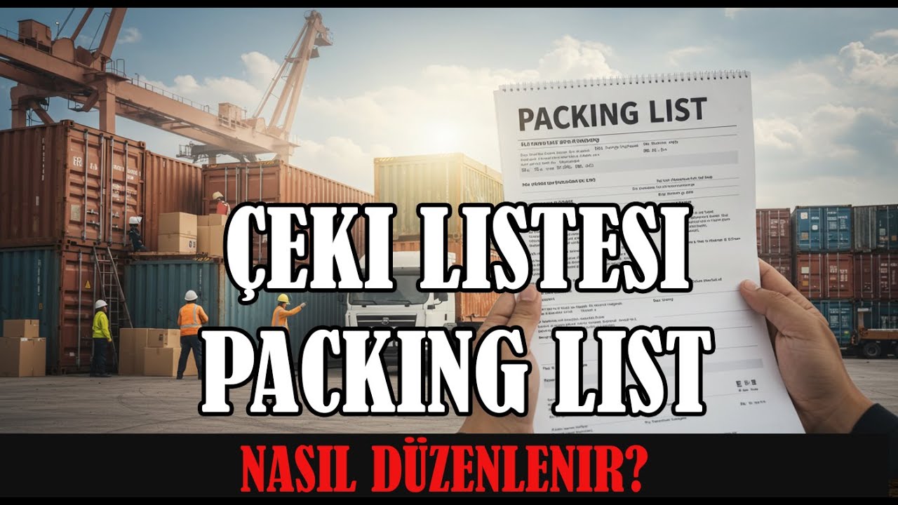ÇEKI LİSTESİ NEDİR NASIL DÜZENLENİR. / İHRACAT EĞİTİMLERİ - #ihracat #dışticaret #eğitim