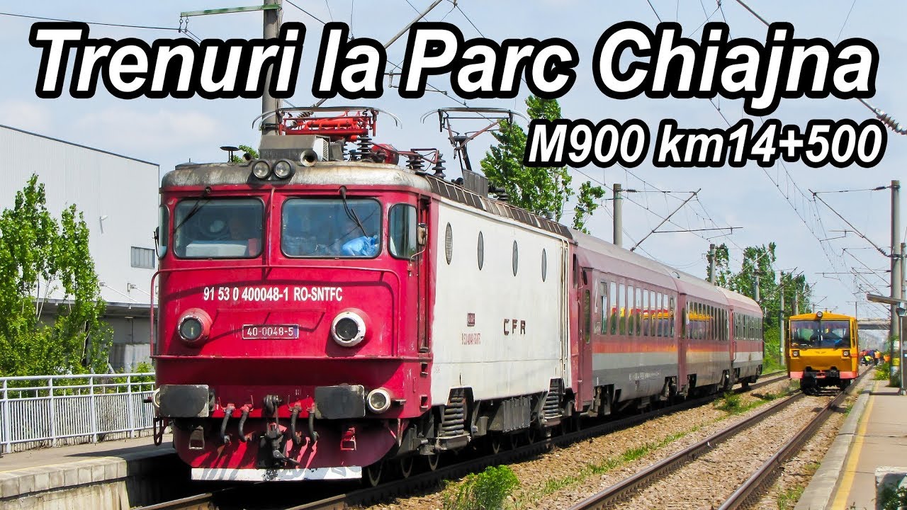 Trenuri la Parc Chiajna-Trainspotting near Divertiland Water Park