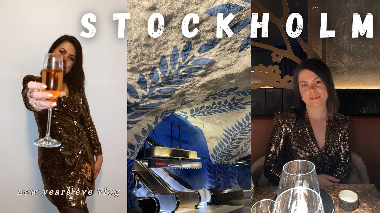 STOCKHOLM, SWEDEN Vlog 2❄️ - new years eve, Kasai, Gamla Stan, Södermalm, subway murals, fika, grwm