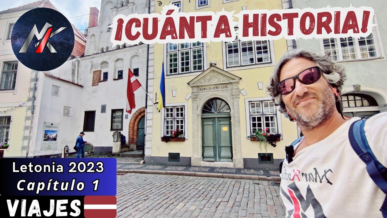 🌍 TOUR GUIADO por la CIUDAD MASÓNICA de RIGA 🏙️ Letonia 2023 🇱🇻 VLOG | Capítulo 1 🤳 [Europa]