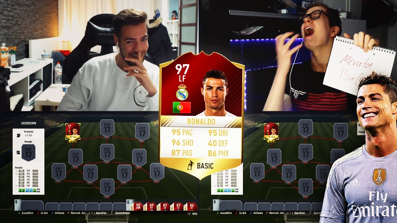 FIFA 17: RED RONALDO SQUAD BUILDER SHOWDOWN vs WAKEZ 😱🔥😈