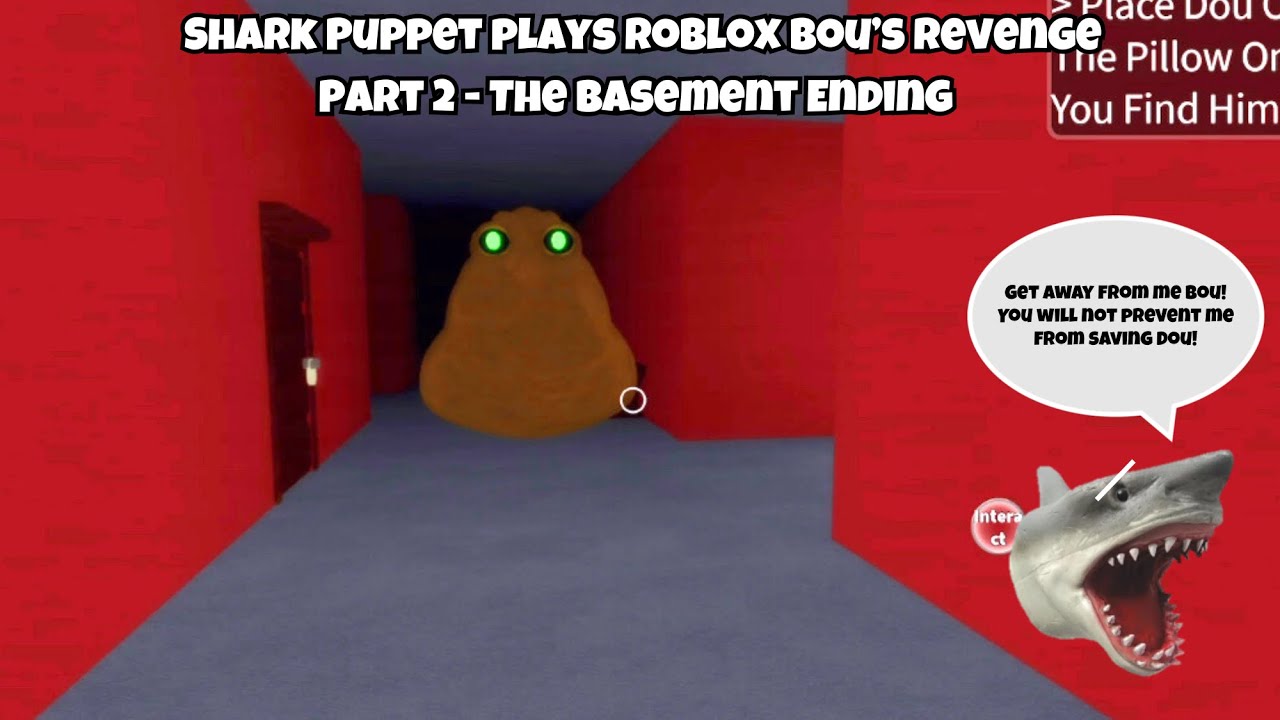 Фильм SB: Shark Puppet играет в Roblox Bou’s Revenge! (Часть 2 — Концовка в подвале)