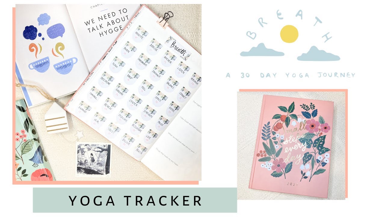 Yoga With Adriene Breath Calendar | The Ink Bucket Planner 2021 | Sanjana Raj