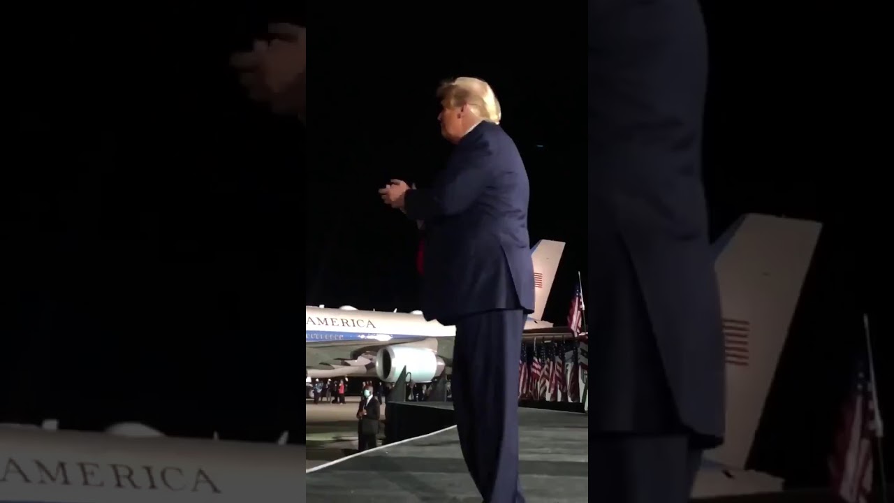 Trump dancing YMCA