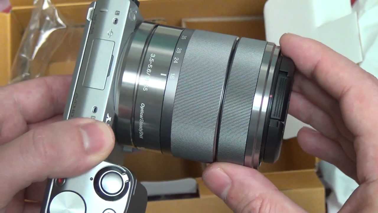 Sony NEX-5R Unboxing