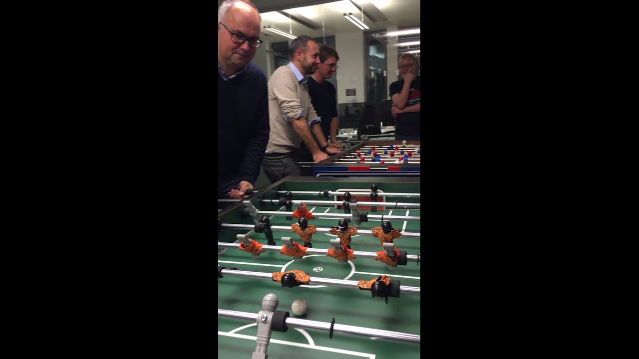 Mannequin-Challenge jambit-Kickerturnier 2016