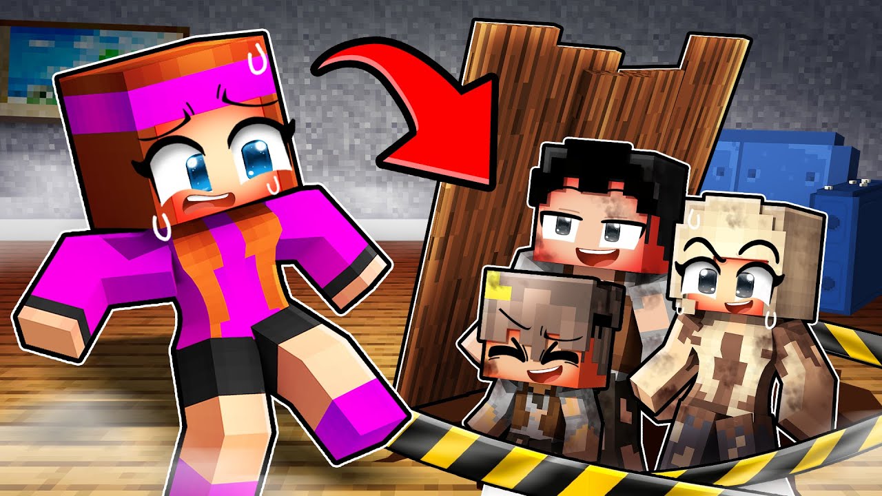 Une Famille vie sous Ma Maison sur Minecraft !