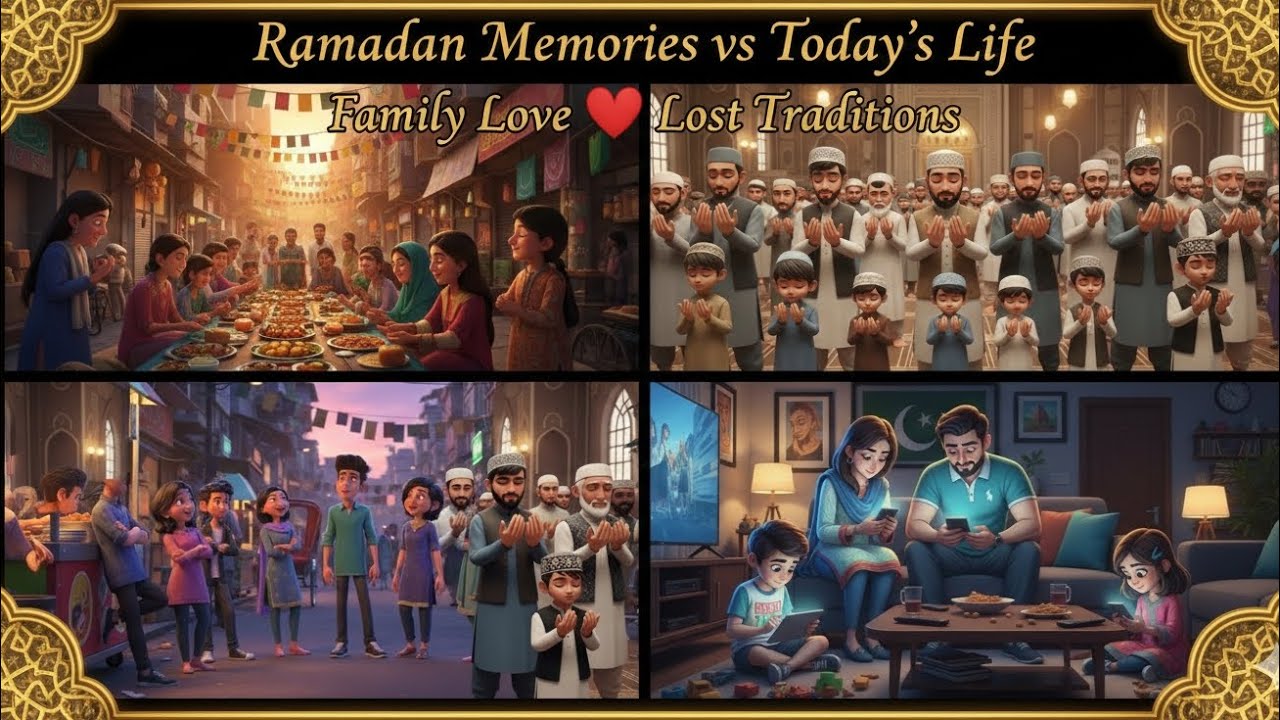 ✨ Ramadan Then and Now in Pakistan | Old vs Modern Kids Lifestyle | Heart Touching Story✨