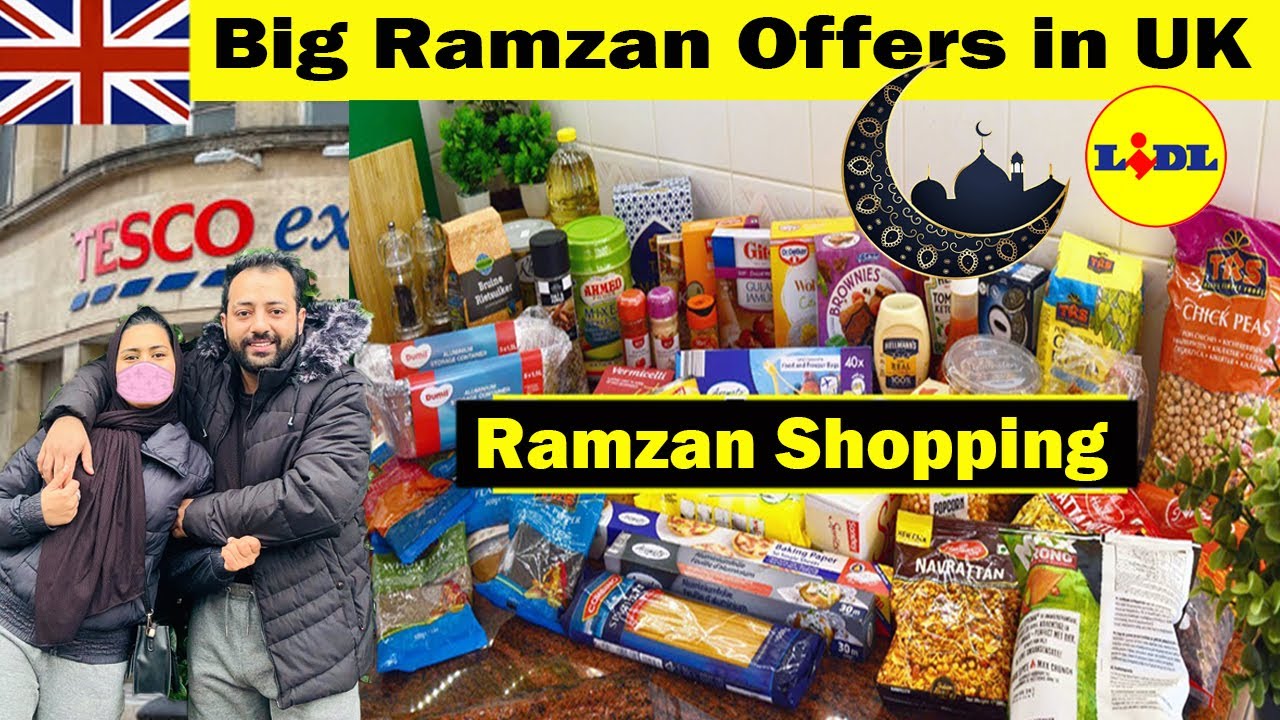 First Ramadan 2024 In UK | Grocery Shopping For Ramadan | Ramadan Shopping Vlog | Ramadan Uk Life